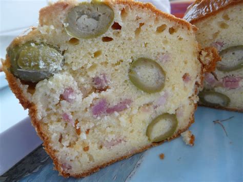 Cake Aux Olives Et Aux Lardons