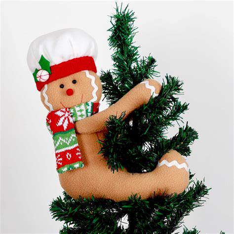 Gingerbread Man Christmas Tree Topper Decorationsunique Funny Xmas