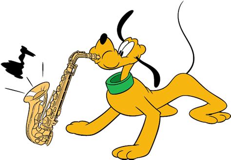 Download Disney Pluto Png Disney Character Playing Saxophone