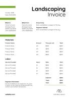 Design This Minimalist Modern Paradise Gardens Landscaping Invoice