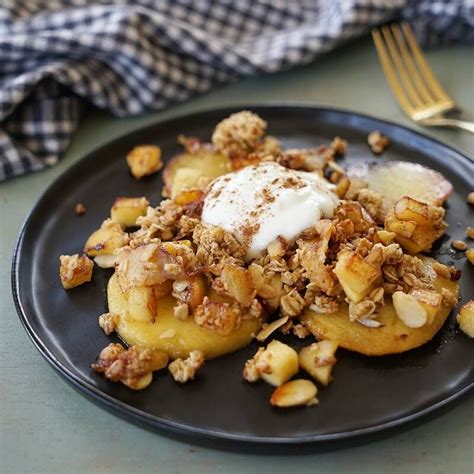 Gebakken Appel Met Granola En Griekse Yoghurt Artofit