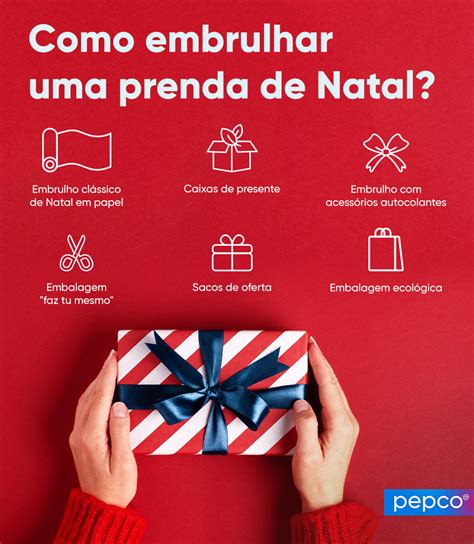 Como embrulhar as prendas de Natal de forma criativa e estética Pepco