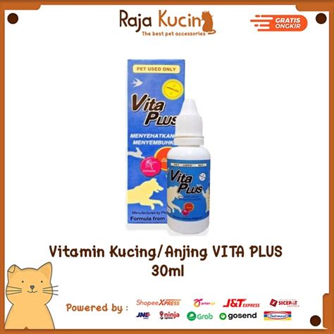 Jual Vitamin Kucing Anjing VITA PLUS 30ml Shopee Indonesia