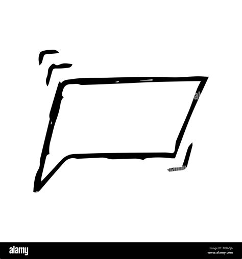 Sketch Speech Bubble Hand Drawn Blank Speech Bubble Dialog Empty