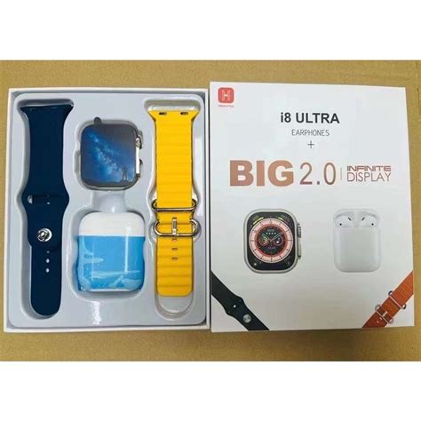 I8 Ultra Smart Watch With Earbuds 2023 S8 Ultra Smart Watch And Earbuds