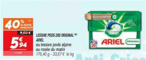 Anti Crise Fr Lessive Ariel All In Pods Chez Netto