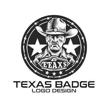 Premium Vector | Texas Badge Vector Logo Design