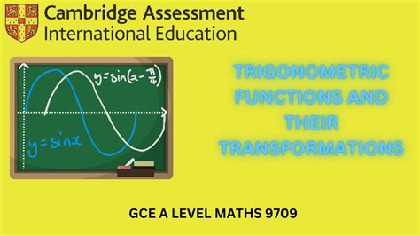 Transformations Of Trig Functions Youtube