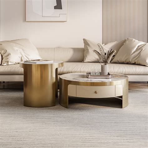 Modern Coffee Table Round | Bueno Furniture