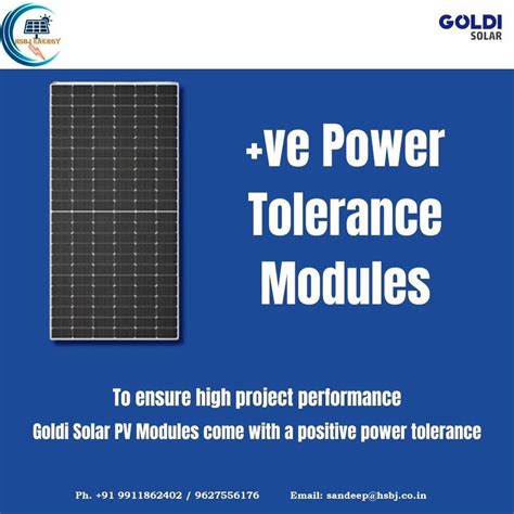 Goldi Solar Power Panel At Rs 25 Watt Goldi Green Solar Panel In