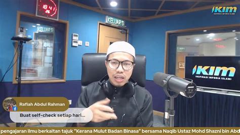 Usrah Nurani Kerana Mulut Badan Binasa Youtube