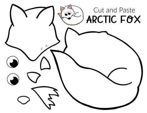 Arctic Fox Crafts For Toddlers