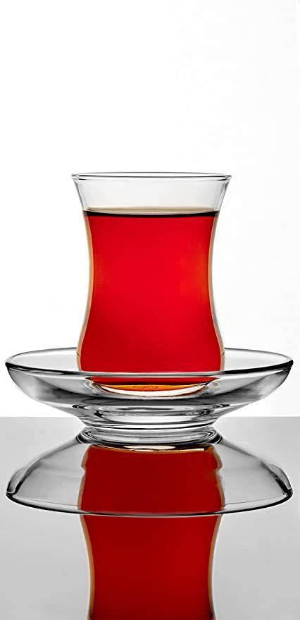 Pasabahce Premium Turkish Tea Cups And Saucers Set Of Perfect For