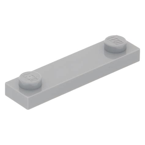 Lego Einzelteil Light Bluish Gray Plate Modified X With