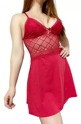 Camisola Sexy Renda Camisola Feminina Lingerie Parcelamento Sem Juros