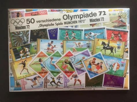 Pochette De 50 Timbres Jeux Olympiques Munich 1972 Eur 15 00 Picclick Fr