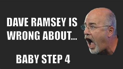 Dave Ramsey Is Wrong Part Baby Step Youtube