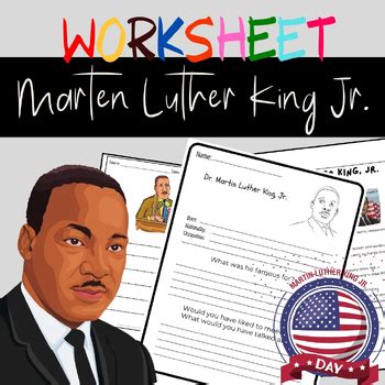 Martin Luther King Jr Worksheet Activities Reading Passages Toast