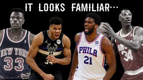 Giannis Antetokounmpo Vs Joel Embiid It Looks Familiar Youtube