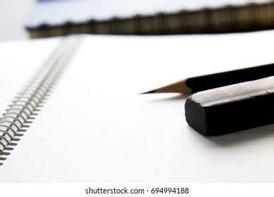 Pencil Eraser Eraser Dust On White Stock Photo 740182492 Shutterstock