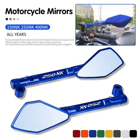 Espejos Retrovisores Laterales Universales Para Motocicleta Accesorios