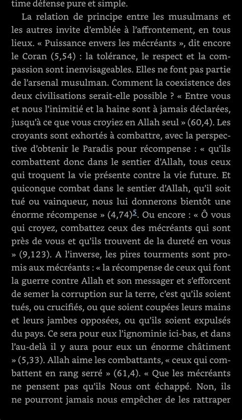 Damien Rieu On Twitter Rappel Le Coran Comportent Pl Thore De