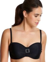 SW0883 Panache Anya Bandeau Bikini Top SW0883 Black Belle Lingerie