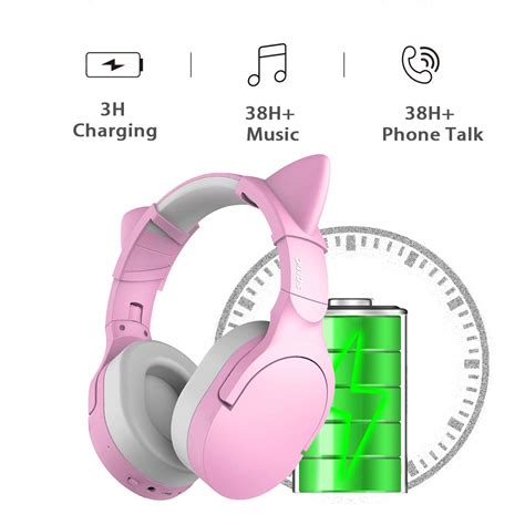 Somic Sc Pink Hifi Over The Ear Headphones Wireless Bluetooth