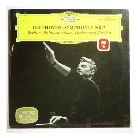 C Herbert Von Karajan Beethoven Symp No 7 Vinilo Palacio De La