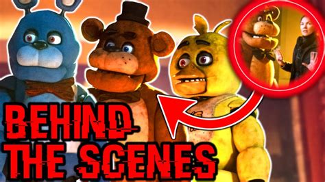 New Fnaf Movie Behind The Scenes Secrets Five Nights At Freddys