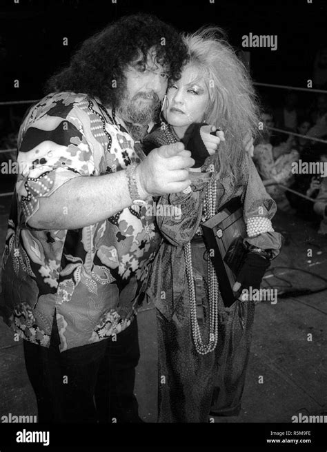 Captain Lou Albano and Cyndi Lauper Undated Photo By Adam Scull ...