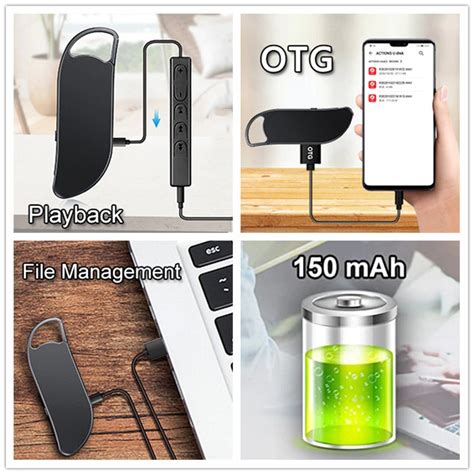 Купить Мини диктофон брелок с активацией голосом Nectronix V11 32 Гб 25 ...