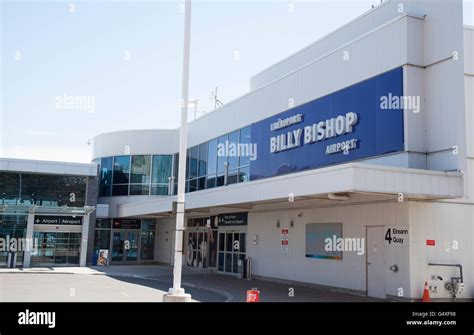 TORONTO - MAY 17, 2016: Billy Bishop Toronto City Airport, commonly known as the Toronto Island ...