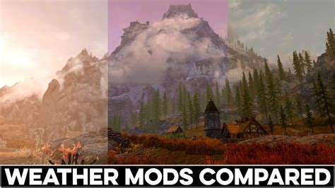 The Best Weather Overhauls For Skyrim Ps Ps Youtube