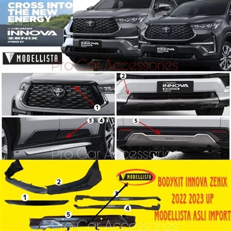 Jual Bodykit Zenix Up Modellista High Quality Asli Import