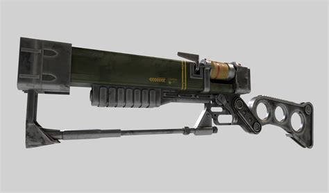 Artstation Fallout 4 Aer9 Laser Rifle