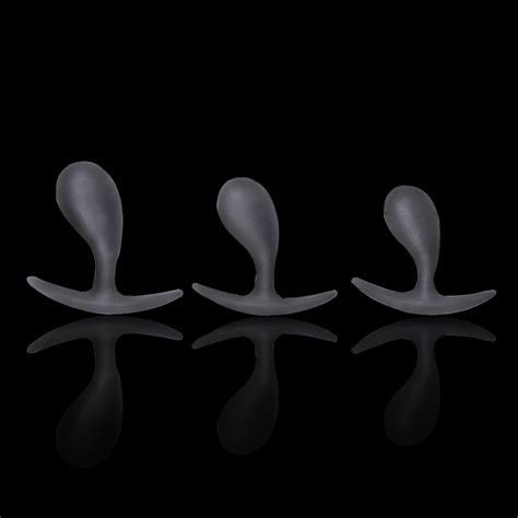 S M L Silicone Anal Plug Comfortable Long Term Wear Butt Plug Etsy