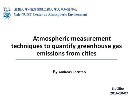 (PDF) Atmospheric measurement techniques to quantify ...yncenter.sites ...