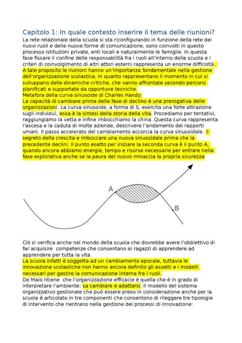 Riunioni efficaci a scuola - Docsity