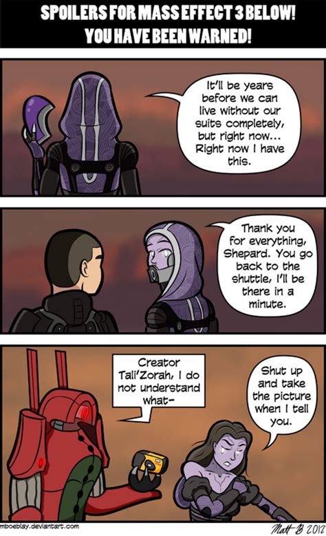 Tali S Photo By Mboeblay On Deviantart Mass Effect Funny Mass Effect Comic Mass Effect