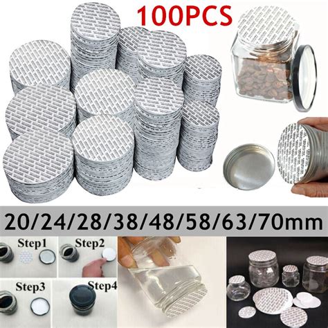 Pcs Self Adhesive Foam Press Seal Cap Liners Cosmetic Jar Bottle Pot