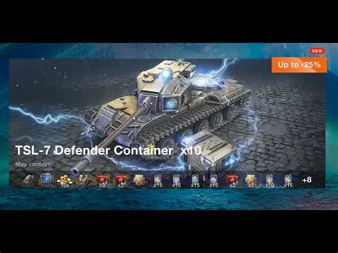 Speedrun Tsl Defender Container Wot Blitz Youtube