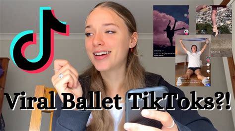 Ballerina Reacts To Viral Ballet Tiktoks First Time Watching Youtube