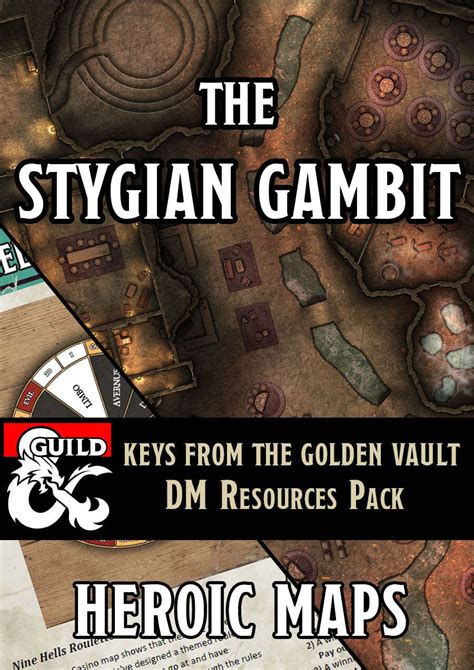 Keys From The Golden Vault The Stygian Gambit Dm Resources Pack Dungeon Masters Guild