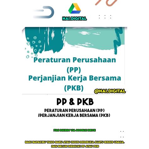 Jual Peraturan Perusahaan Pp Perjanjian Kerja Bersama Pkb Baca