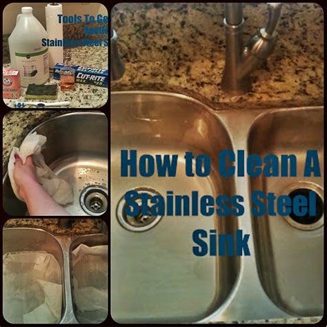 How To Clean A Stainless Steel Sink Cleaning Hacks Stainless Steel Sinks Clean Sink