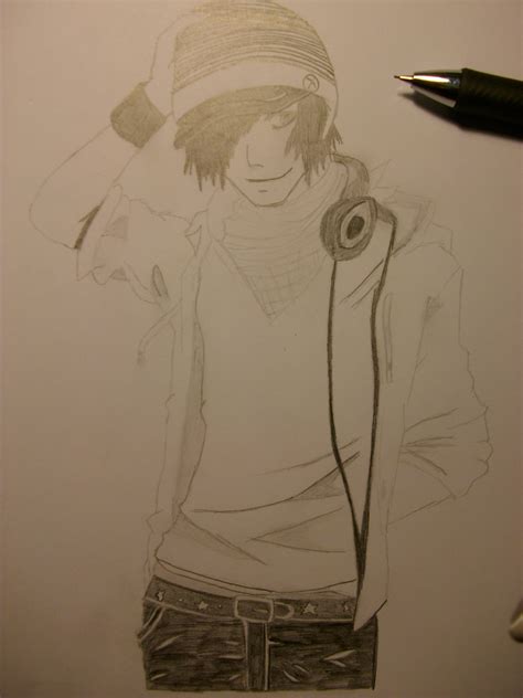 Anime Emo Boy Drawing at GetDrawings | Free download