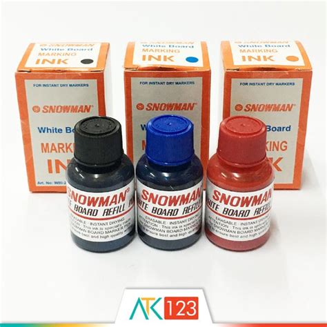 Jual Refill Tinta Spidol White Board Snowman WBI 20 Di Lapak ATK123