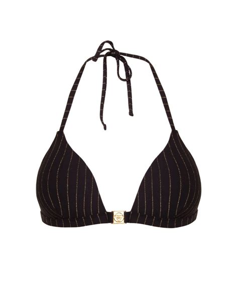 LUXURY Push Up Triangle Bikini Top S Vivien Vance