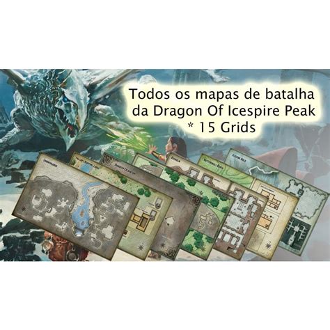 Todos Os Mapa Da Aventura Dragon Of Icespire Peak Shopee Brasil